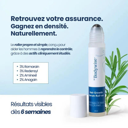 SERUM ROLL-ON ANTI-CHUTE POUR REPOUSSE ET MASSAGE DES CHEVEUX